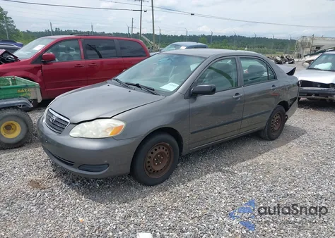 2005 Toyota Corolla Ce из США, поврежденный, VIN 2T1BR32E45C464544